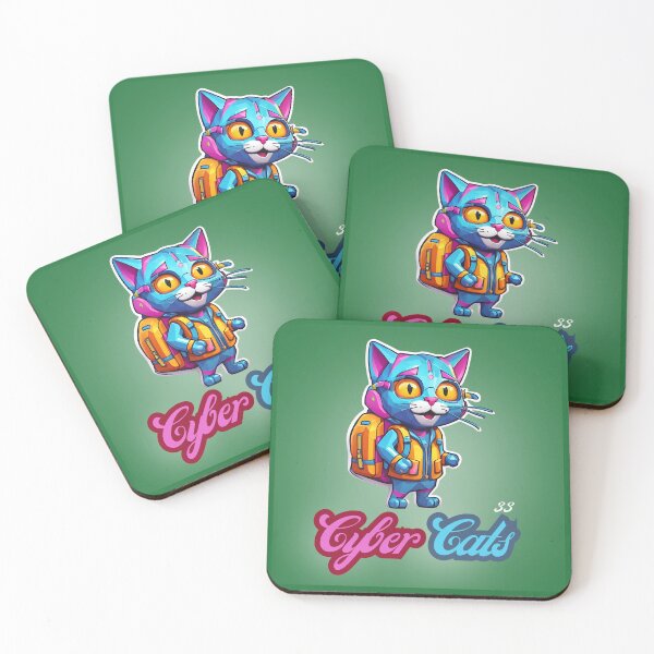 Item preview, Cats - Cyber Cat 33 designed and sold by Monika Turemka.