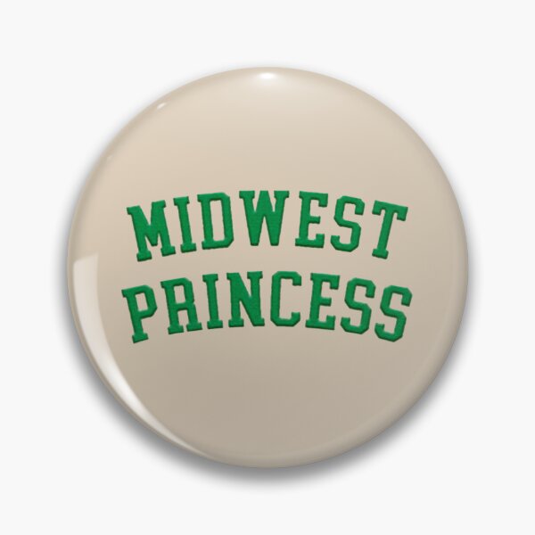 Item preview, Midwest Princess Green Varsity Curved Beveled Typography designed and sold by aestheticqueen.