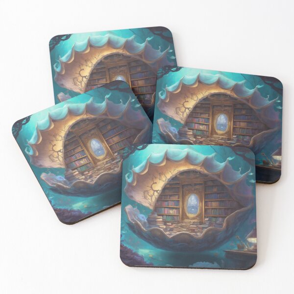Item preview, Seashell Library designed and sold by BestArtByArvind.