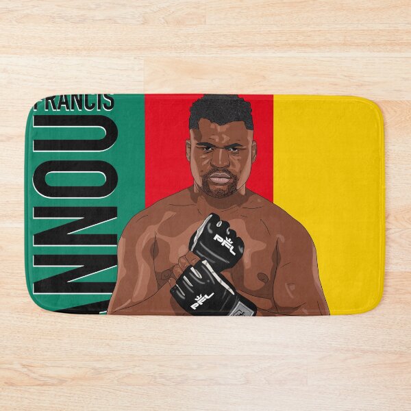 Item preview, Francis Ngannou PFL Artwork with Cameroonian Flag designed and sold by GrizzlyCollective.