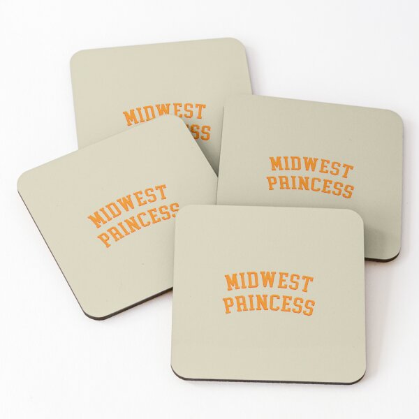 Item preview, Midwest Princess Orange Varsity Curved Beveled Typography designed and sold by aestheticqueen.