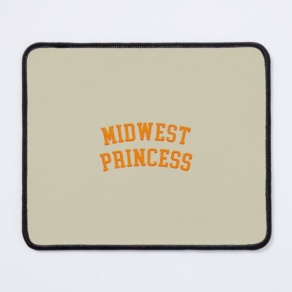 Item preview, Midwest Princess Orange Varsity Curved Beveled Typography designed and sold by aestheticqueen.