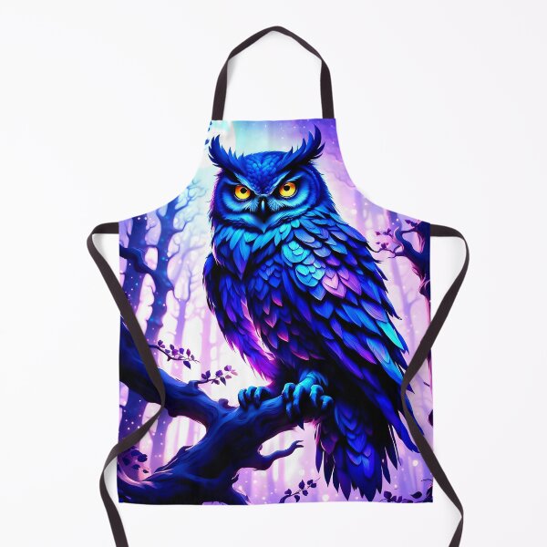 Item preview, Enchanted Owl with Glowing Eyes designed and sold by koreatvtea.