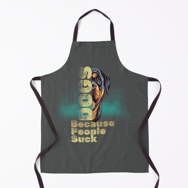Item preview, Bold Rottweiler Design: 'Dogs Because People Suck' designed and sold by EducaPro.