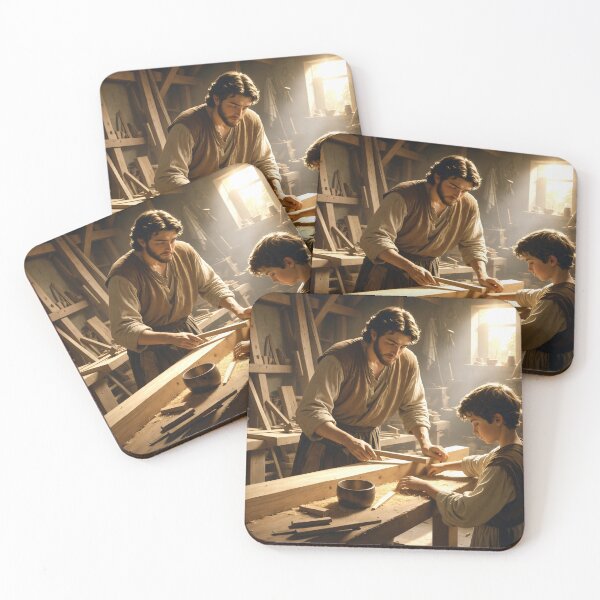Item preview, Jesus Learning From Joseph designed and sold by Leslie Pardew.