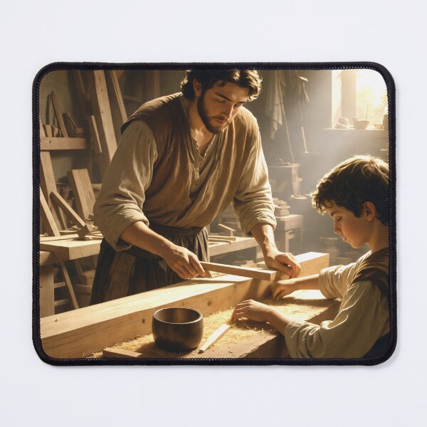 Item preview, Jesus Learning From Joseph designed and sold by Leslie Pardew.