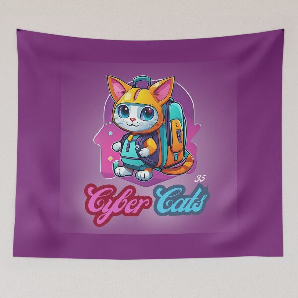 Item preview, Cyber Cats - Cyber Cat 35 designed and sold by Monika Turemka.