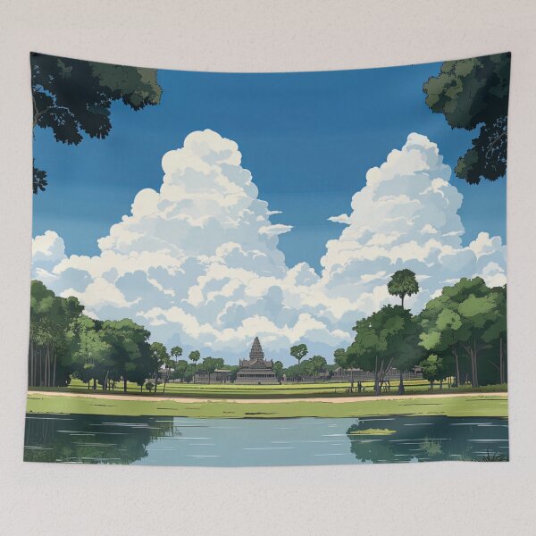 Item preview, Cambodia landscape | Anime style designed and sold by ComicsFactory.