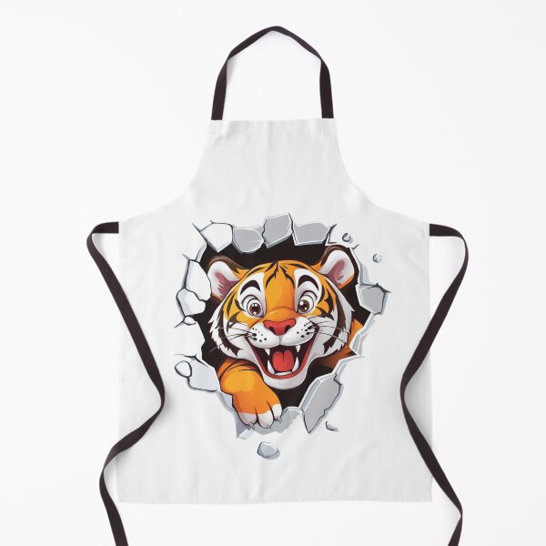 Item preview, Cute Happy Tiger designed and sold by NicolasGlowArt.