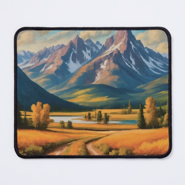 Item preview, Scenic Mountain Landscape with Dirt Roads designed and sold by BestArtByArvind.