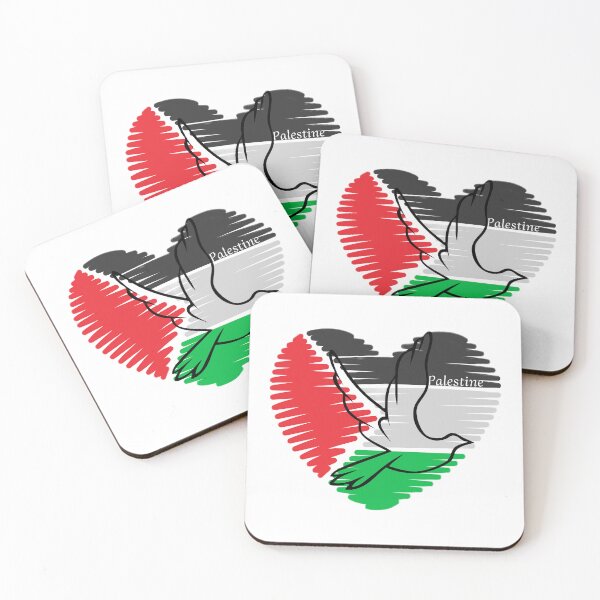 Item preview, Free design of Palestinian freedom bird with Palestinian flag designed and sold by VibeTwist.