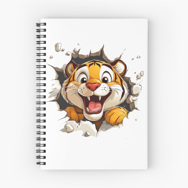 Item preview, Cute Tiger Wall Breaker designed and sold by NicolasGlowArt.