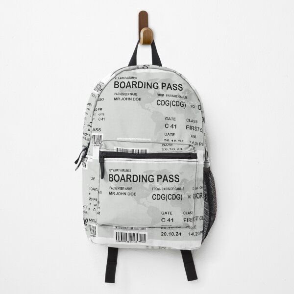 Item preview, boarding pass Paris to Chicago mr John Doe designed and sold by Museum Of Non-Existing Art.