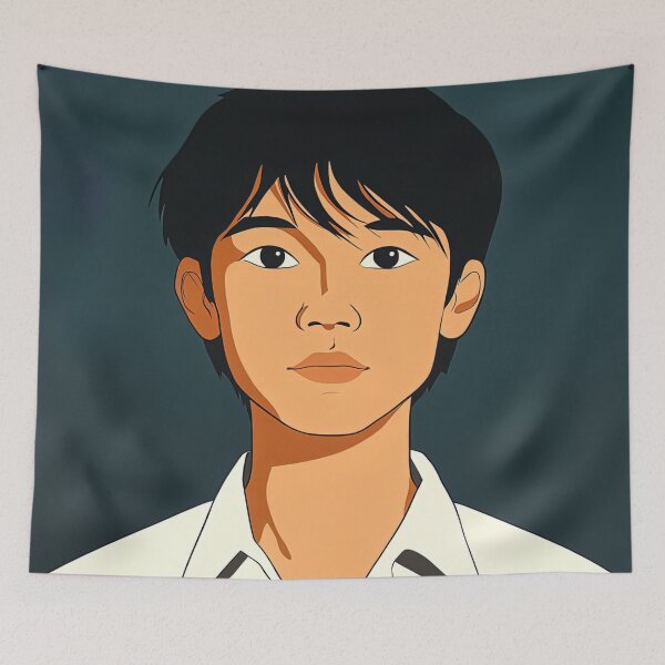 Item preview, Cambodian man, portrait   | Anime style designed and sold by ComicsFactory.