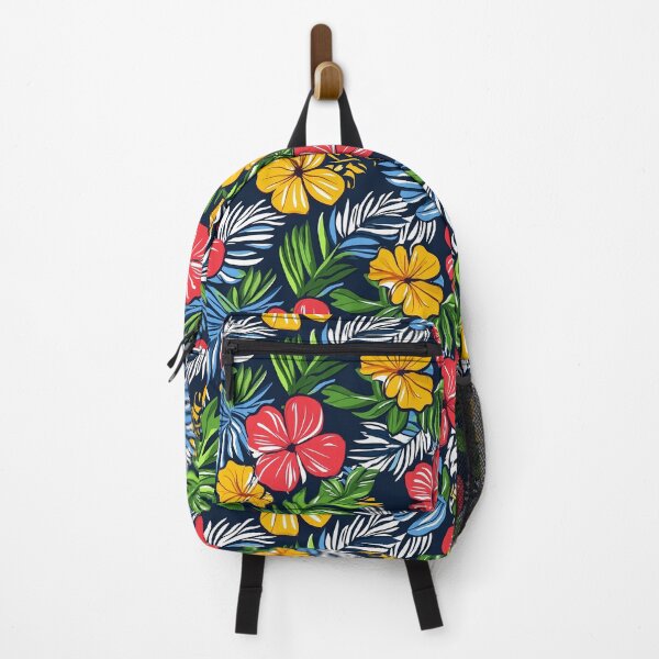 Item preview, Retro Hawaiian Tropical Floral Pattern designed and sold by wildvibe.