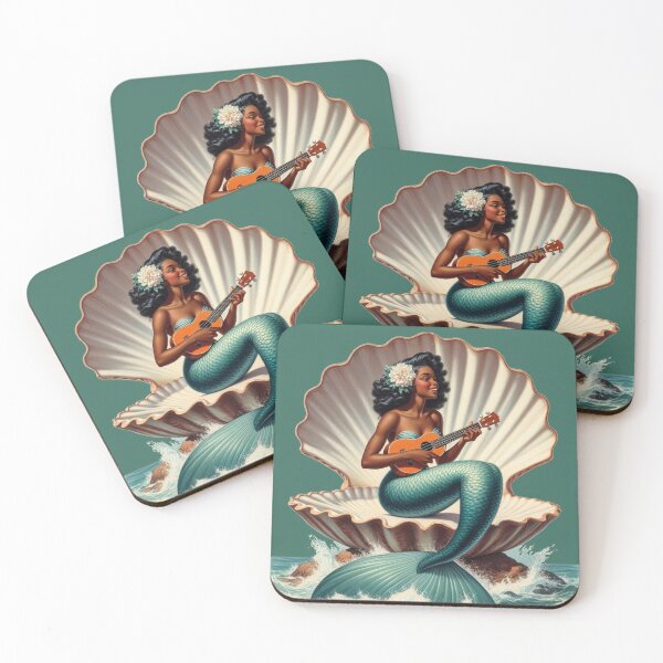 Item preview, Black Mermaid - Folk Music Festival designed and sold by BUABUABUA.