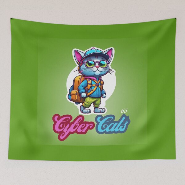 Item preview, Cyber Cats - Cyber Cat 36 designed and sold by Monika Turemka.