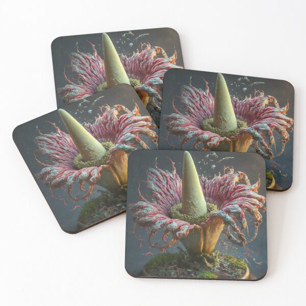 Item preview, Alien Flora: Red and Green Wonder designed and sold by BestArtByArvind.