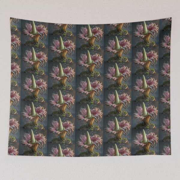 Item preview, Alien Flora: Red and Green Wonder designed and sold by BestArtByArvind.