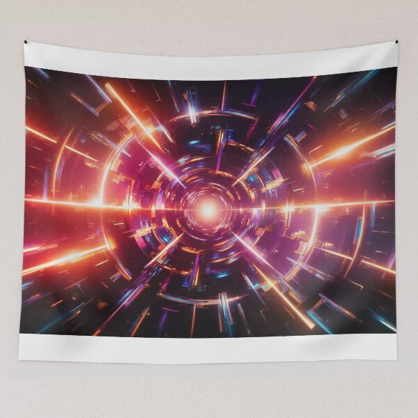 Item preview, Glitching Worlds of the Cyber Dimension - Physics Gifts designed and sold by eXtraHumans.