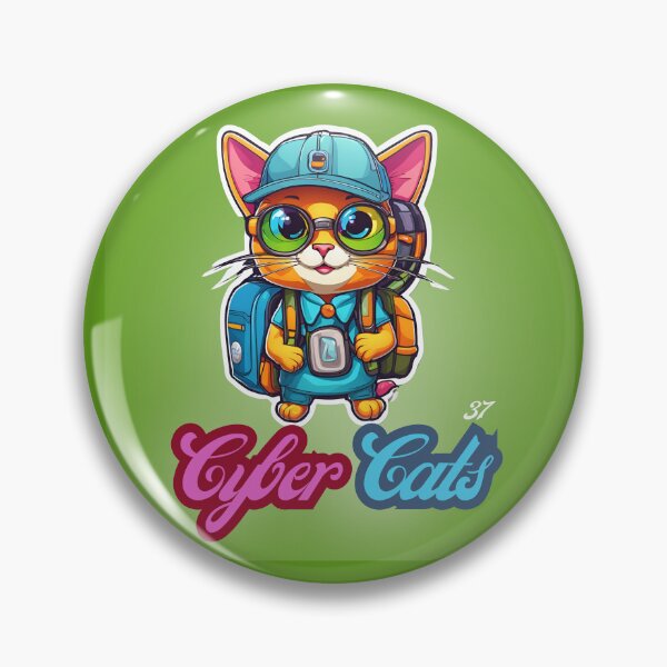 Item preview, Cyber Cats - Cyber Cat 37 designed and sold by Monika Turemka.