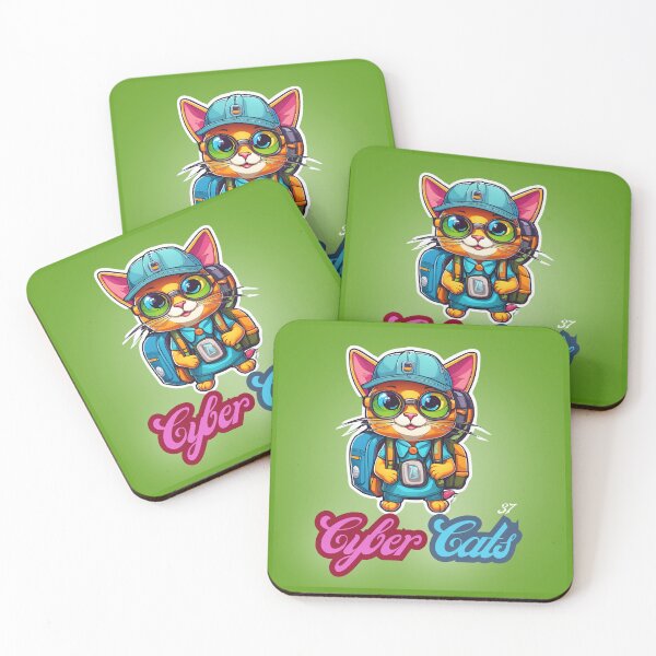 Item preview, Cyber Cats - Cyber Cat 37 designed and sold by Monika Turemka.
