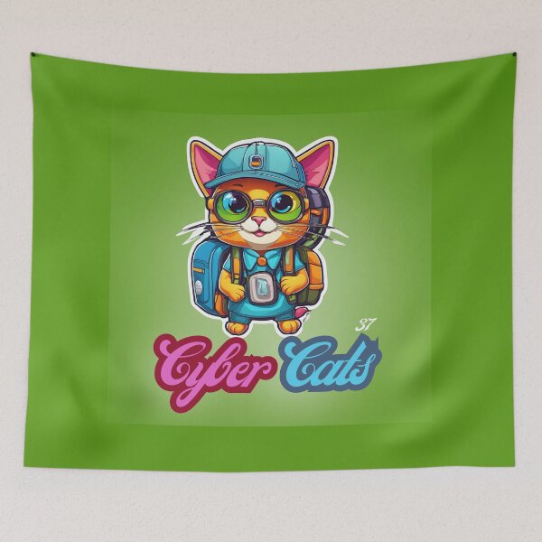 Item preview, Cyber Cats - Cyber Cat 37 designed and sold by Monika Turemka.