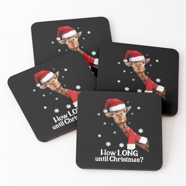 Item preview, How Long Until Christmas Funny Giraffe Design designed and sold by PNGShop.