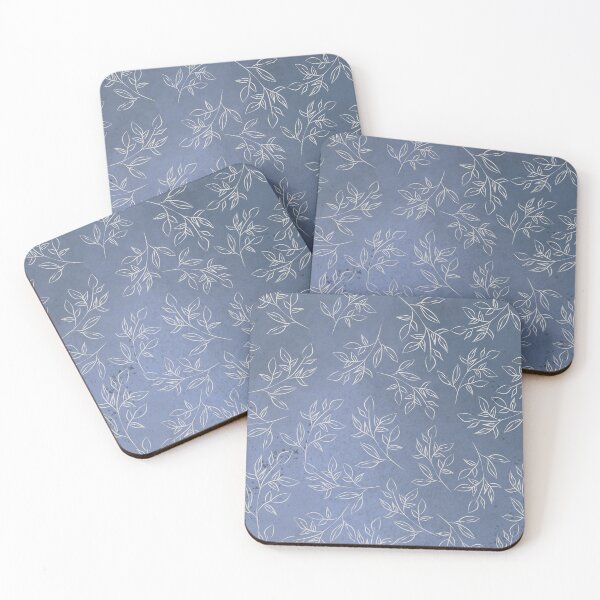 Item preview, White Plants Blue Art designed and sold by Asmaa Abdul-Azim.