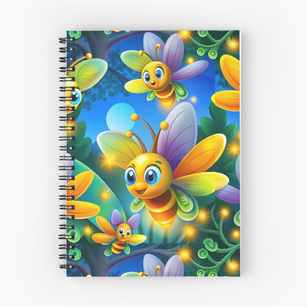 Item preview, Magical Fireflies Flying Over the Enchanted Forest - Seamless Pattern #9 designed and sold by Second Draft Visuals.