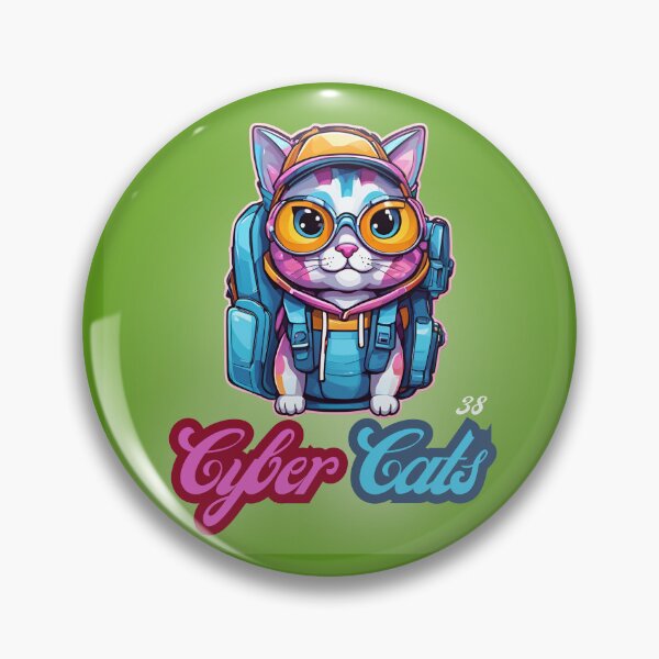 Item preview, Cyber Cats - Cyber Cat 38 designed and sold by Monika Turemka.