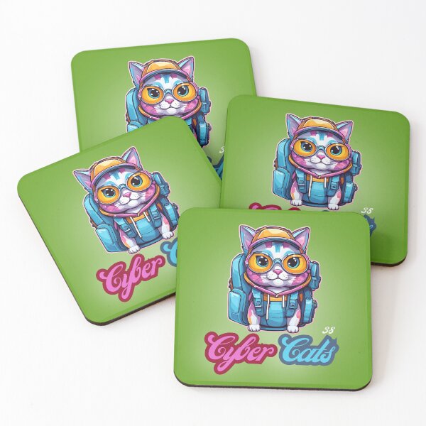 Item preview, Cyber Cats - Cyber Cat 38 designed and sold by Monika Turemka.