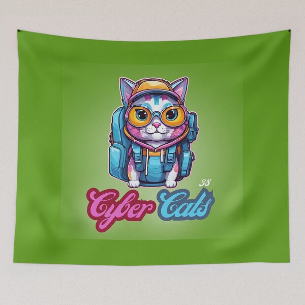 Item preview, Cyber Cats - Cyber Cat 38 designed and sold by Monika Turemka.