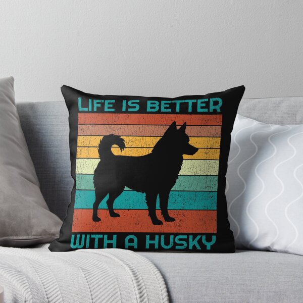 Item preview, Life is better with a Husky - Husky Lover - Vintage Silhouette Design designed and sold by brindled.