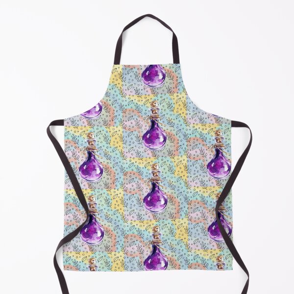 Item preview, Apothecary Purple Bottle and Leaves designed and sold by WildWoodlandWitch.