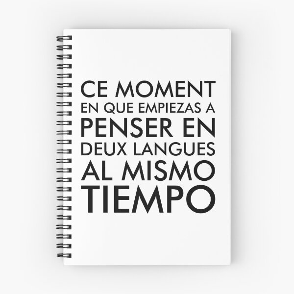 Item preview, Thinking in French and Spanish designed and sold by ironydesigns.