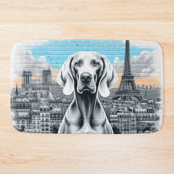 Item preview, Parisian Graffiti Dog Art - Design Nr 131 designed and sold by WeimTrails.