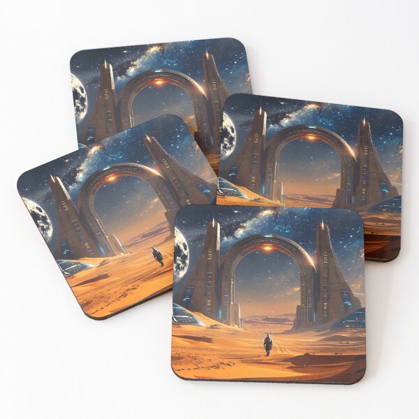 Item preview, Moonlit Gateway: Secrets of the Anunnaki Desert Spaceport designed and sold by eXtraHumans.