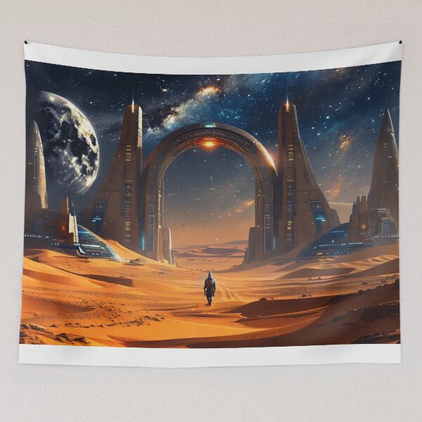 Item preview, Moonlit Gateway: Secrets of the Anunnaki Desert Spaceport designed and sold by eXtraHumans.