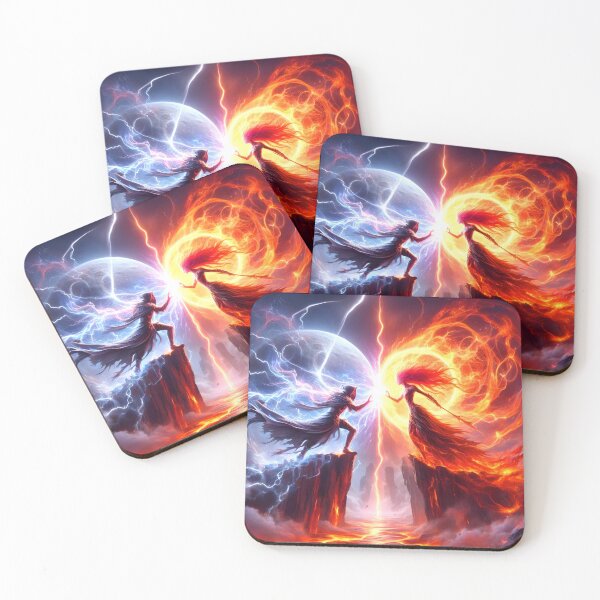 Item preview, Clash of Elemental Titans designed and sold by Euriruben.