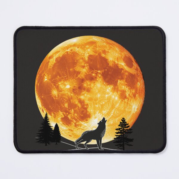 Item preview, The Wolf and the Moon designed and sold by stainedglass101.