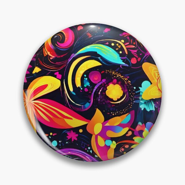 Item preview, Psychedelic Floral Cosmos designed and sold by Health And Fitness Posts e-Store.