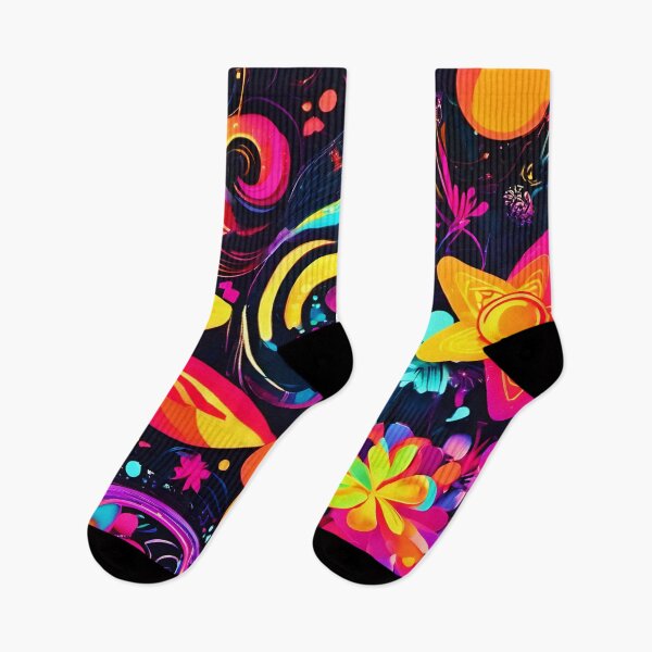 Item preview, Psychedelic Floral Cosmos designed and sold by Health And Fitness Posts e-Store.