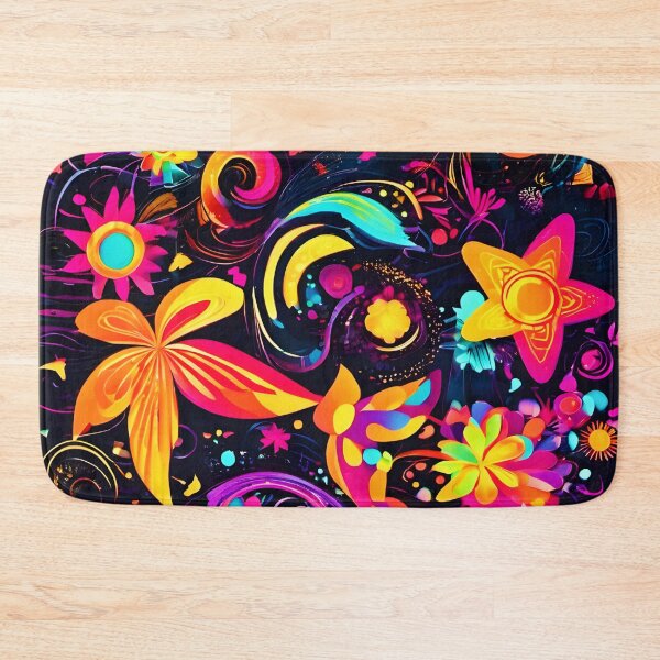 Item preview, Psychedelic Floral Cosmos designed and sold by Health And Fitness Posts e-Store.