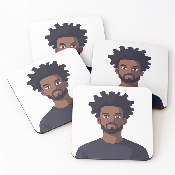 Item preview, Cameroonian man, portrait | Anime style designed and sold by ComicsFactory.