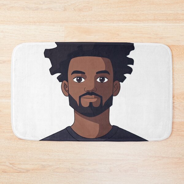 Item preview, Cameroonian man, portrait | Anime style designed and sold by ComicsFactory.