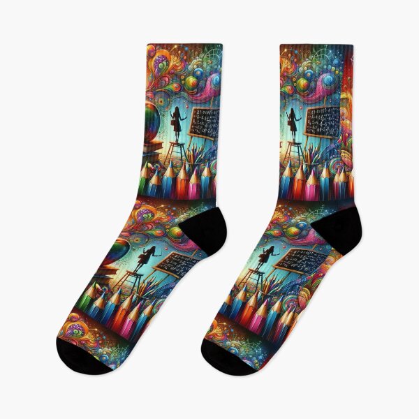 Item preview, Vibrant Fusion of Science and Art: A Teacher's Dream designed and sold by Margival.