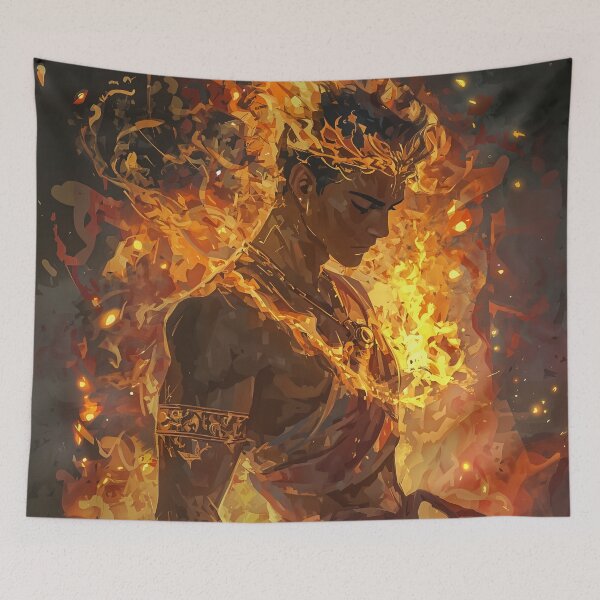 Item preview, Inferno Commander: The Unyielding Flame designed and sold by oanaunciuleanu.