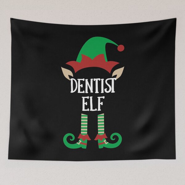 Item preview, A Dentist Elf Funny Christmas Design designed and sold by PNGShop.