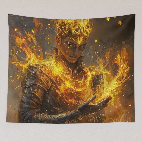 Item preview, Inferno Commander: The Unyielding Flame designed and sold by oanaunciuleanu.